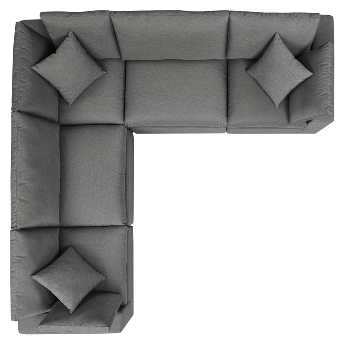 Commix 5-Piece Outdoor Patio Sectional Sofa by Modway