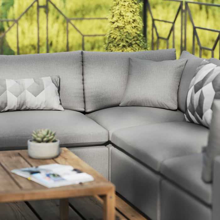 Commix 5-Piece Outdoor Patio Sectional Sofa by Modway