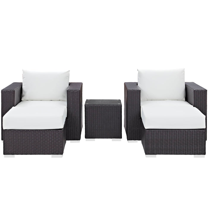 Convene 5 Piece Outdoor Patio Sectional Set by Modway