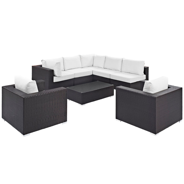 Convene 8 Piece Outdoor Patio Sectional Set by Modway