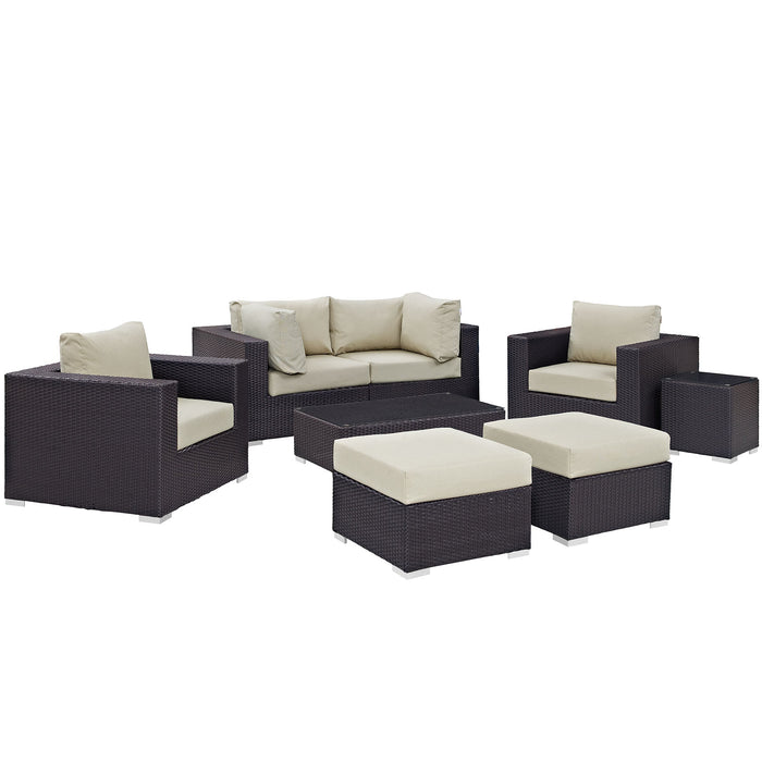 Convene 8 Piece Outdoor Patio Sectional Set by Modway