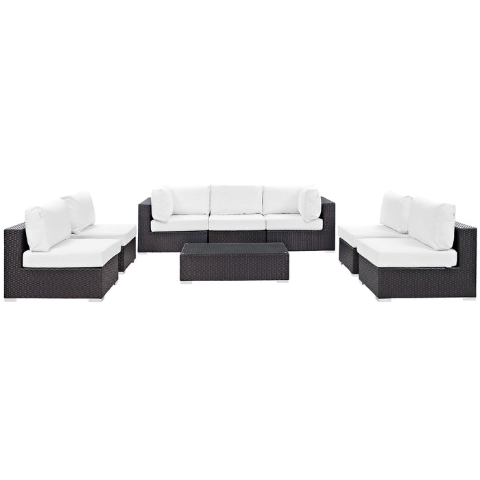 Convene 8 Piece Outdoor Patio Sectional Set by Modway