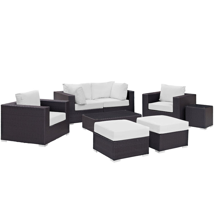 Convene 8 Piece Outdoor Patio Sectional Set by Modway