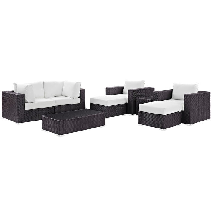 Convene 8 Piece Outdoor Patio Sectional Set by Modway