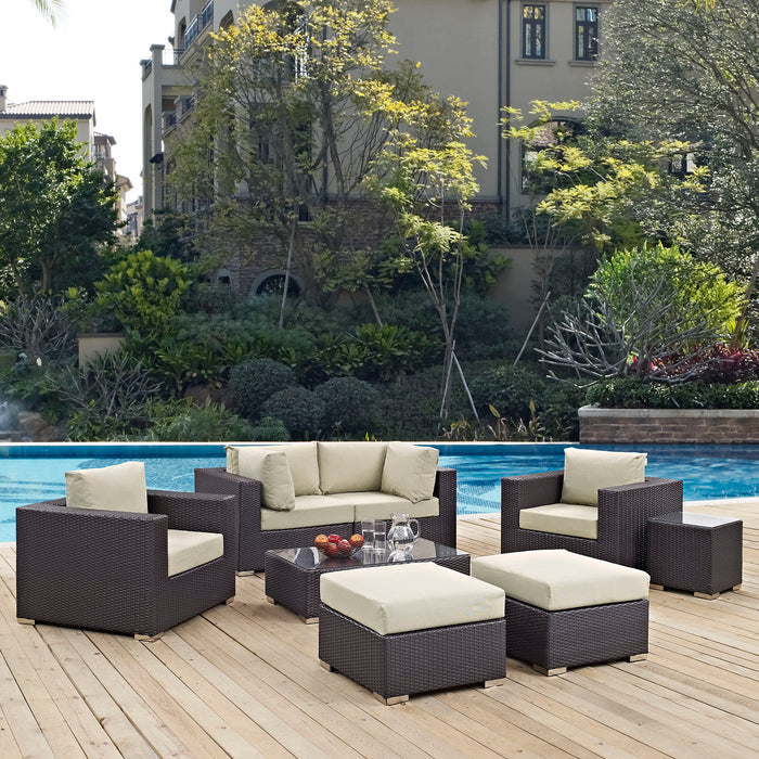 Convene 8 Piece Outdoor Patio Sectional Set by Modway