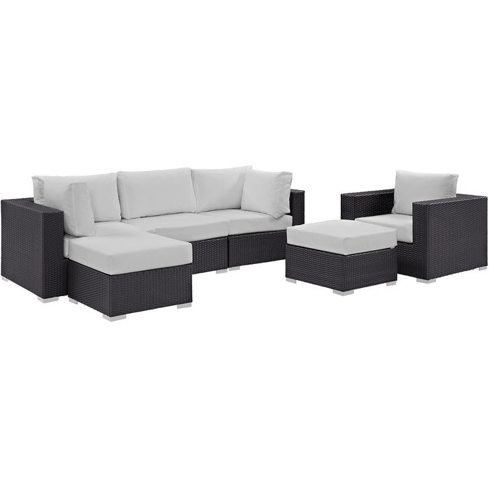 Convene 6 Piece Outdoor Patio Sectional Set by Modway