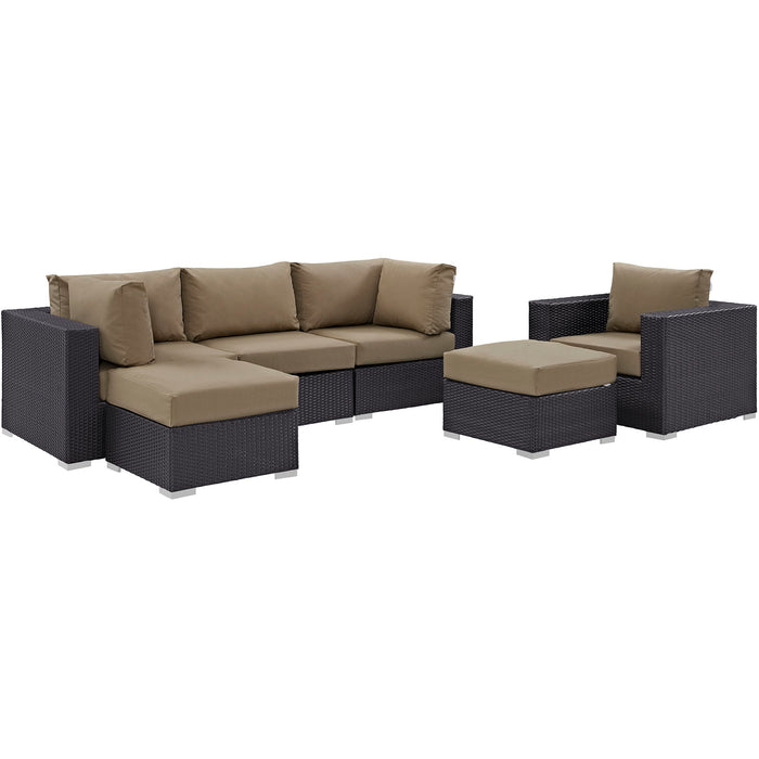 Convene 6 Piece Outdoor Patio Sectional Set by Modway