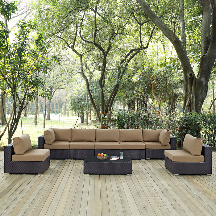 Convene 8 Piece Outdoor Patio Sectional Set by Modway