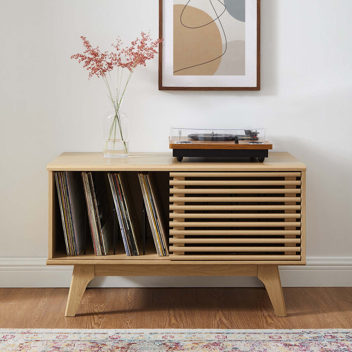 Render Vinyl Record Display Stand by Modway