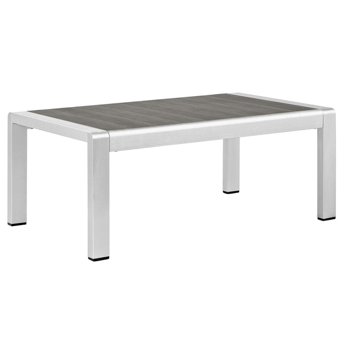 Shore Outdoor Patio Aluminum Coffee Table by Modway