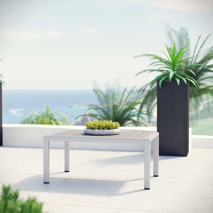 Shore Outdoor Patio Aluminum Coffee Table by Modway