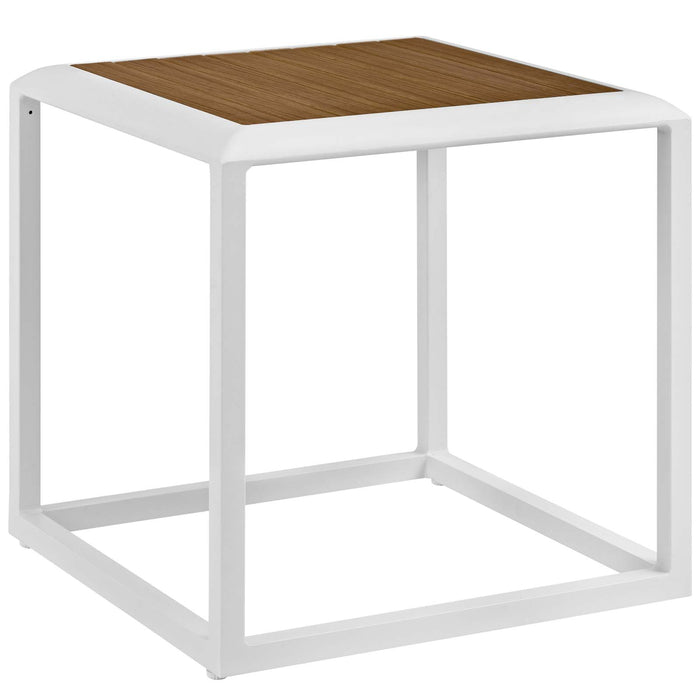 Stance Outdoor Patio Aluminum Side Table by Modway