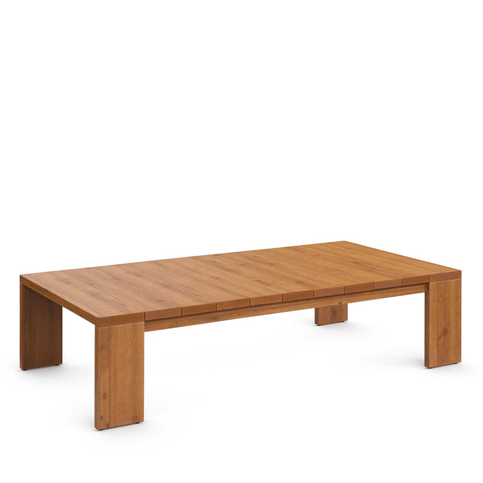 Tahoe Outdoor Patio Acacia Wood Coffee Table by Modway