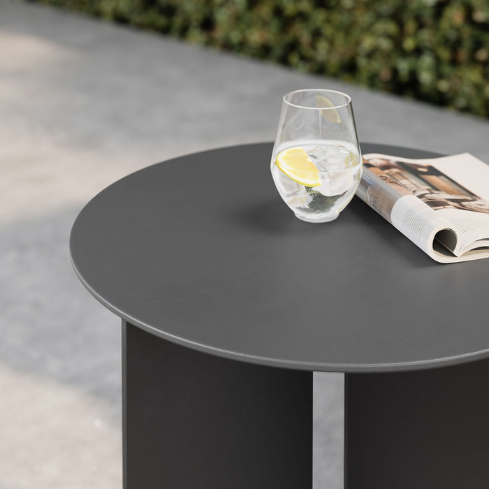 Tecton Outdoor Patio Aluminum Side Table by Modway