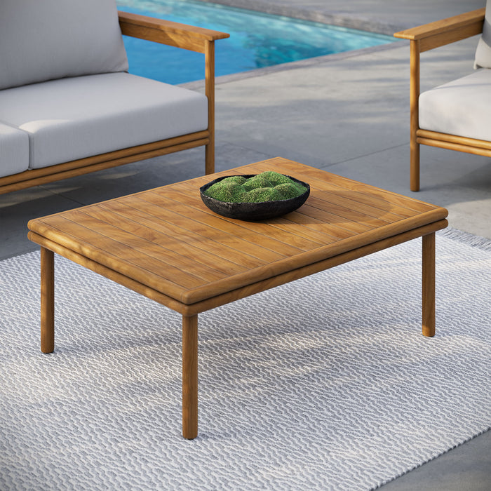 Wren Outdoor Patio Teak Wood Coffee Table by Modway