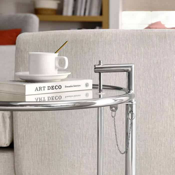 Eileen Gray Metal Side Table by Modway