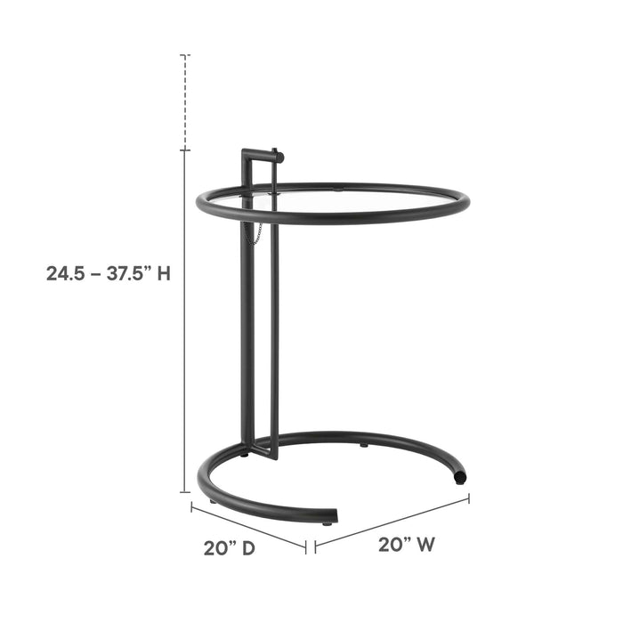 Eileen Gray Metal Side Table by Modway