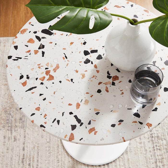 Lippa 20" Round Terrazzo Side Table by Modway