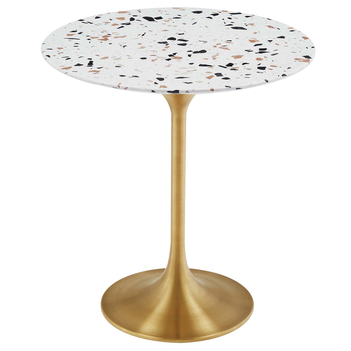 Lippa 20" Round Terrazzo Side Table by Modway