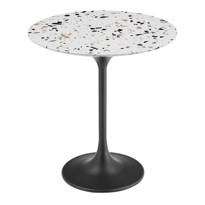 Lippa 20" Round Terrazzo Side Table by Modway