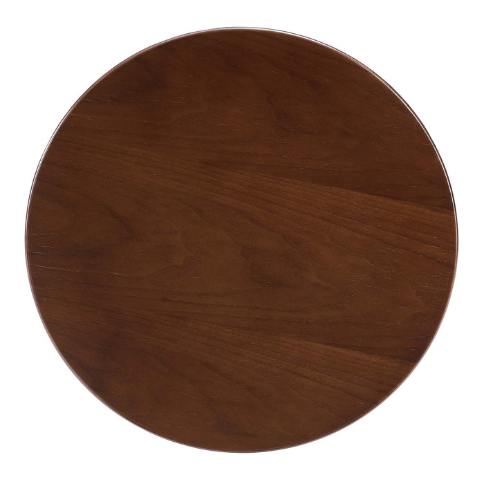 Lippa 20" Round Wood Grain Side Table by Modway