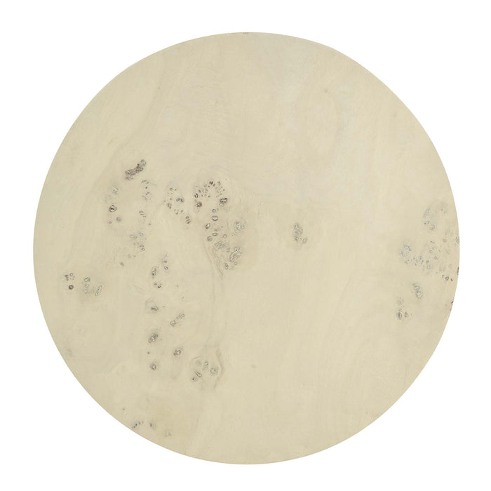 Cosmos 16" Round Burl Wood Side Table by Modway