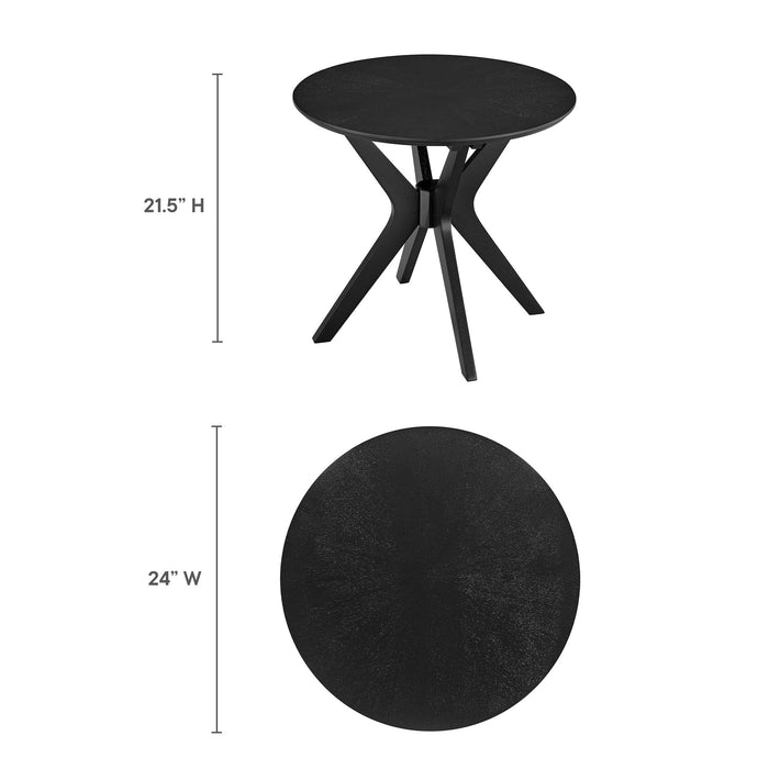 Crossroads 24� Round Wood Side Table by Modway