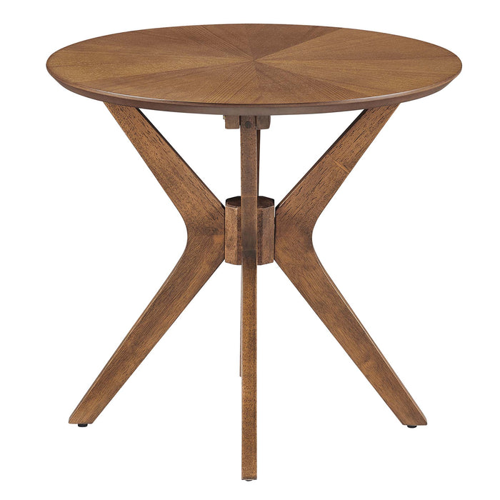 Crossroads 24� Round Wood Side Table by Modway