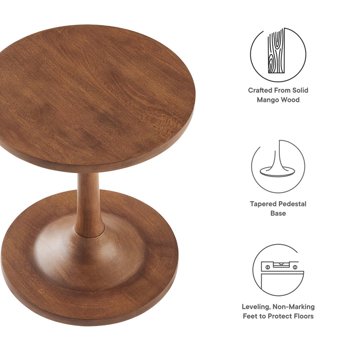 Lina Round Wood Side Table by Modway