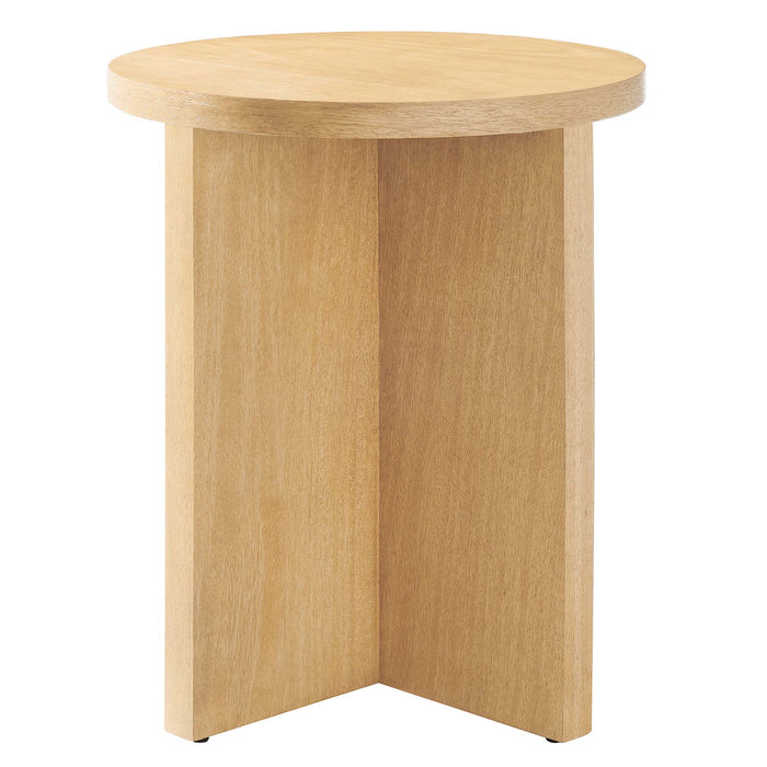 Silas Round Wood Side Table by Modway