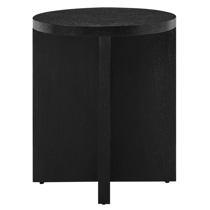 Silas Round Wood Side Table by Modway