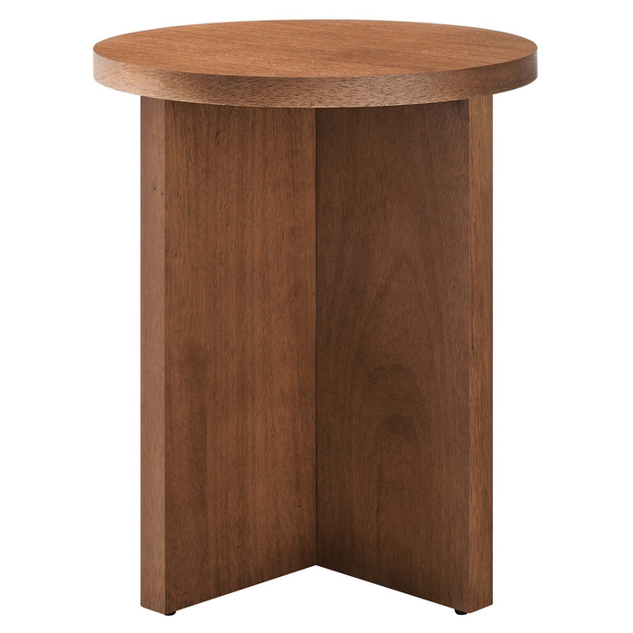 Silas Round Wood Side Table by Modway