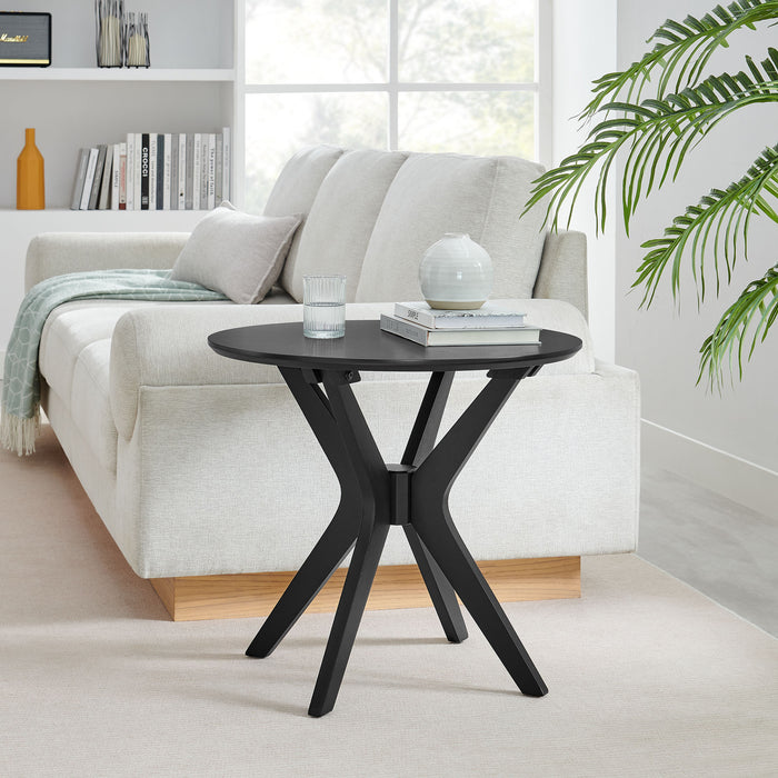 Crossroads 24� Round Wood Side Table by Modway