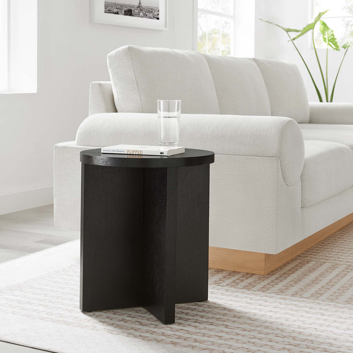 Silas Round Wood Side Table by Modway