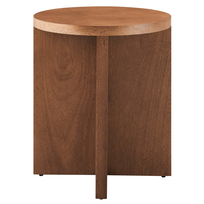 Silas Round Wood Side Table by Modway