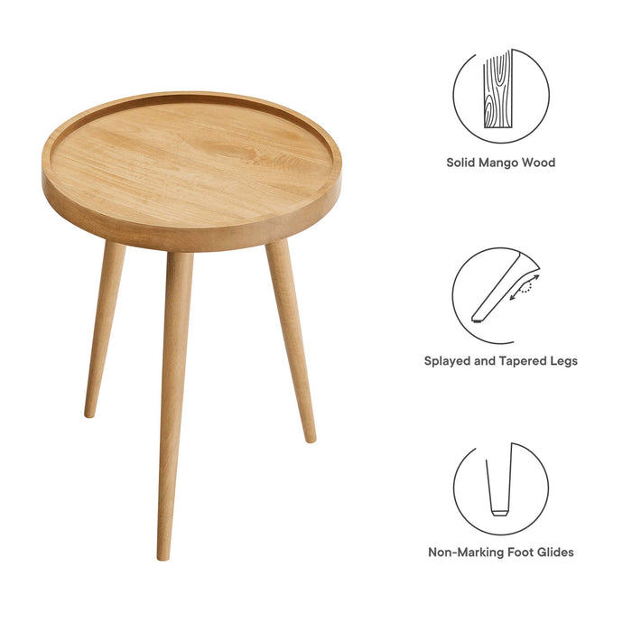 Chiro Round Wood Side Table by Modway