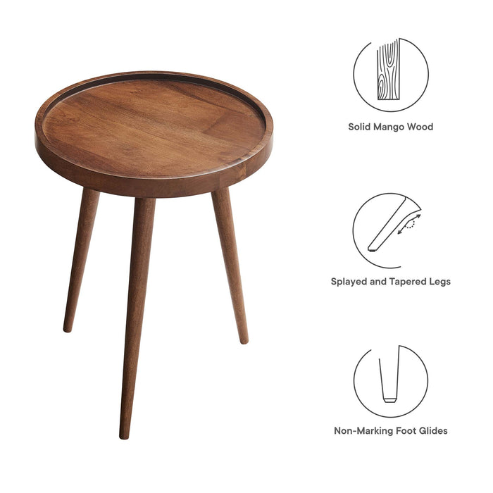 Chiro Round Wood Side Table by Modway