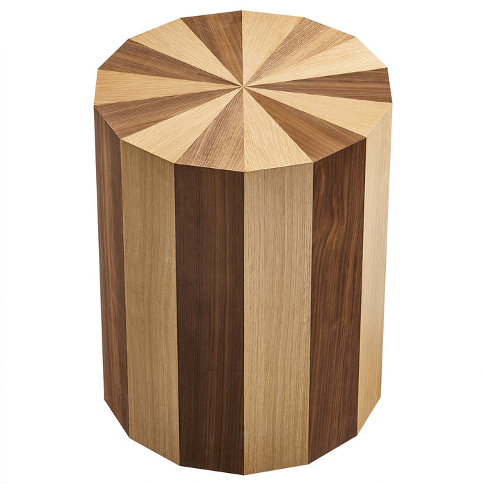 Twirl Two-Toned Wood Veneer Side Table by Modway