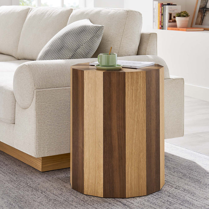 Twirl Two-Toned Wood Veneer Side Table by Modway