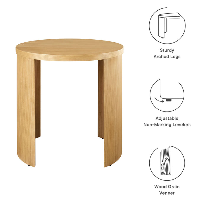 Aspect Round Wood End Table by Modway