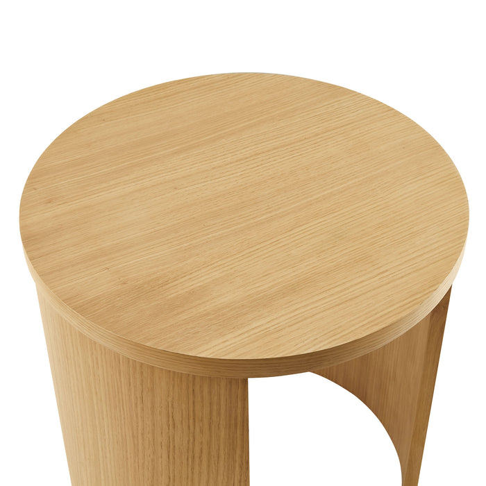 Aspect Round Wood End Table by Modway