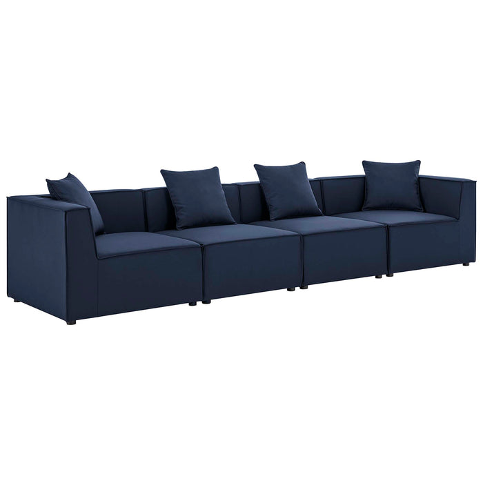 Saybrook 4-Piece Outdoor Patio Upholstered Sectional Sofa by Modway