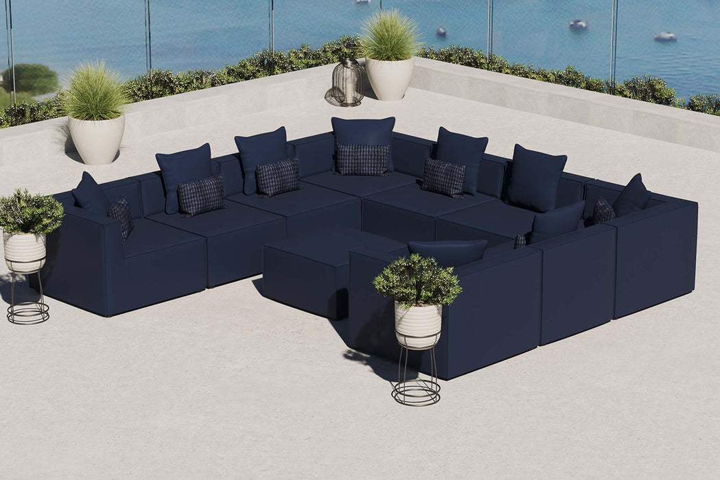 Saybrook 10-Piece Outdoor Patio Upholstered Sectional Sofa by Modway