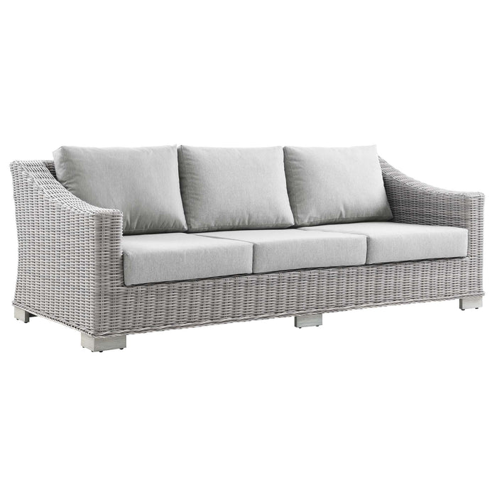 Conway Outdoor Patio Wicker Rattan Sofa by Modway