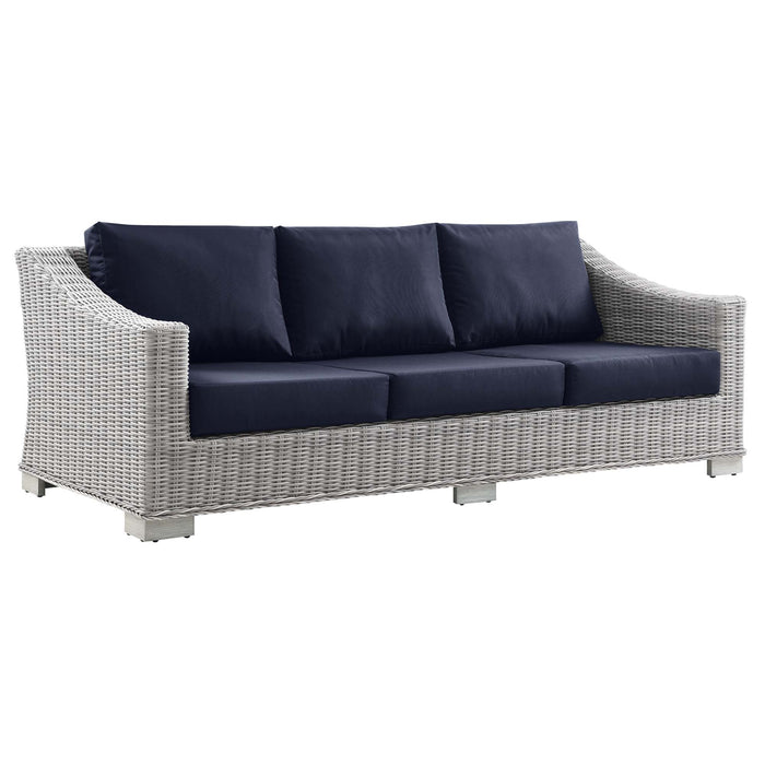 Conway Outdoor Patio Wicker Rattan Sofa by Modway