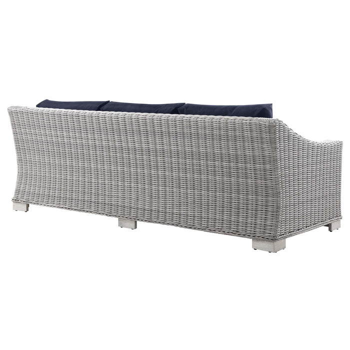 Conway Outdoor Patio Wicker Rattan Sofa by Modway