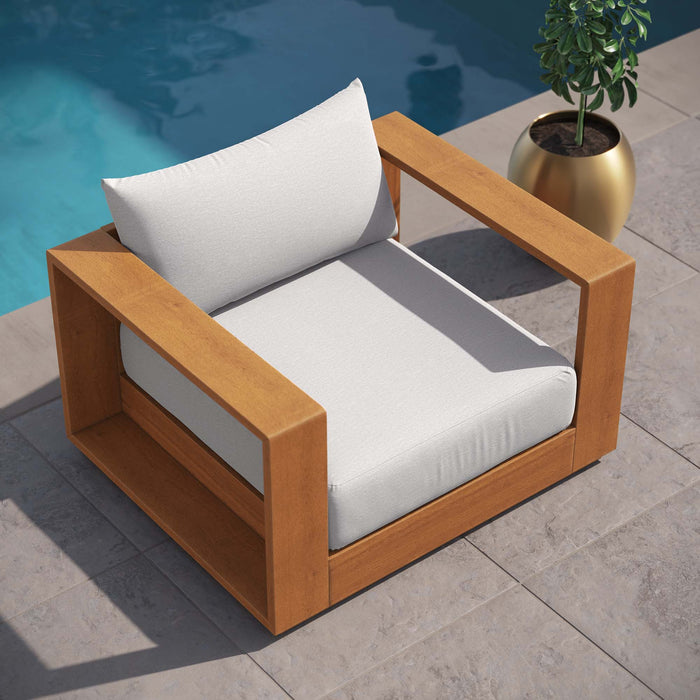 Tahoe Outdoor Patio Acacia Wood Chair by Modway