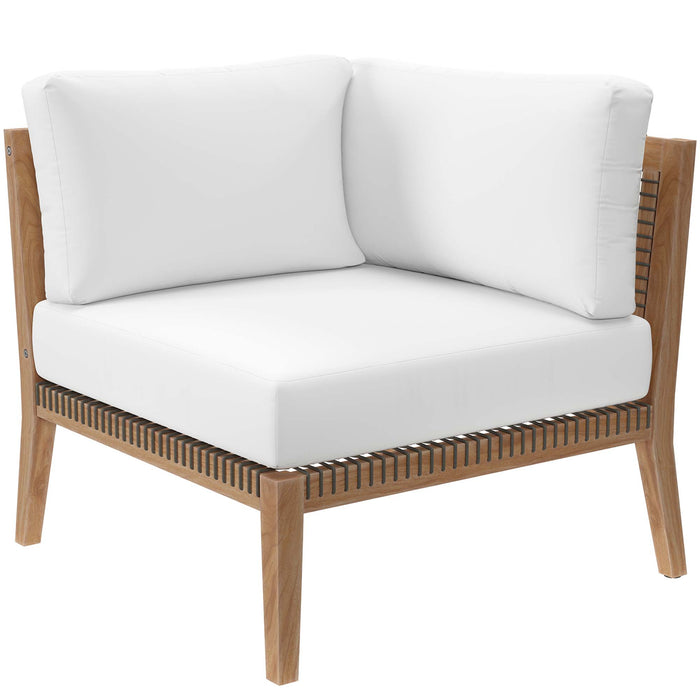 Clearwater Outdoor Patio Teak Wood Sofa by Modway