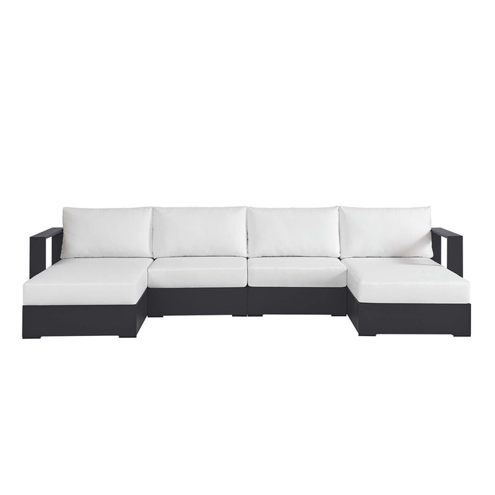 Tahoe 4-Piece Outdoor Patio Powder-Coated Aluminum Sectional Sofa Set by Modway