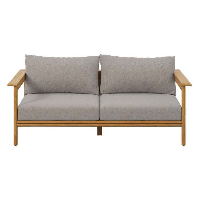 Wren Outdoor Patio Teak Wood Sofa by Modway